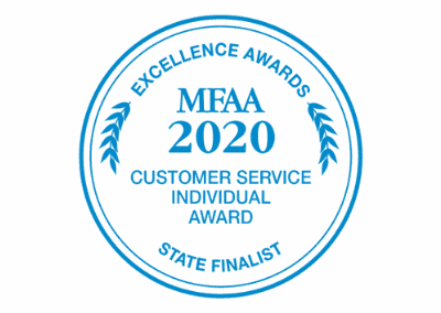 Customer Service Individual State Finalist 2020